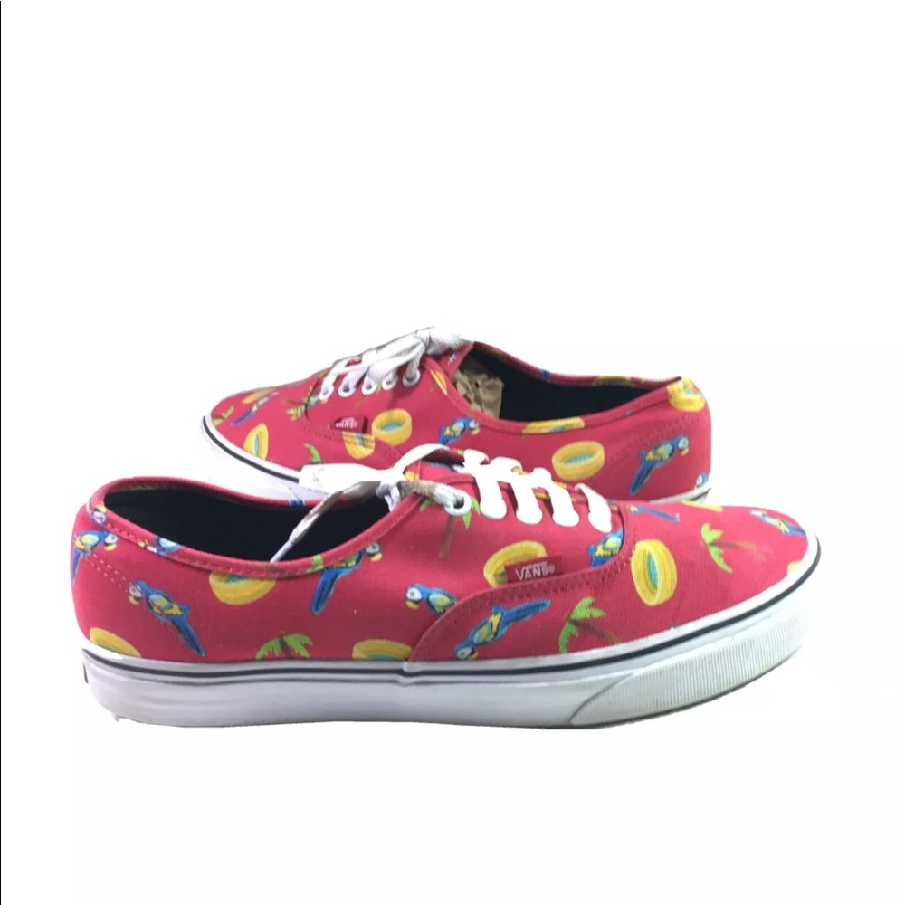 Rare Vans Authentic Pool Vibes Red Parrot Size 11 - image 3